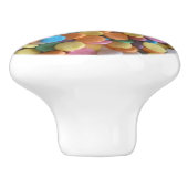 Bouton De Porte En Céramique Points de bonbons (Côté)