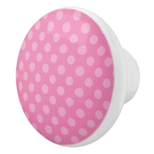 Bouton De Porte En Céramique Polka Dot Motif Dessiner Knobs Couleurs Changables