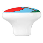 Bouton De Porte En Céramique Pomme Ceramic Knob (Côté)