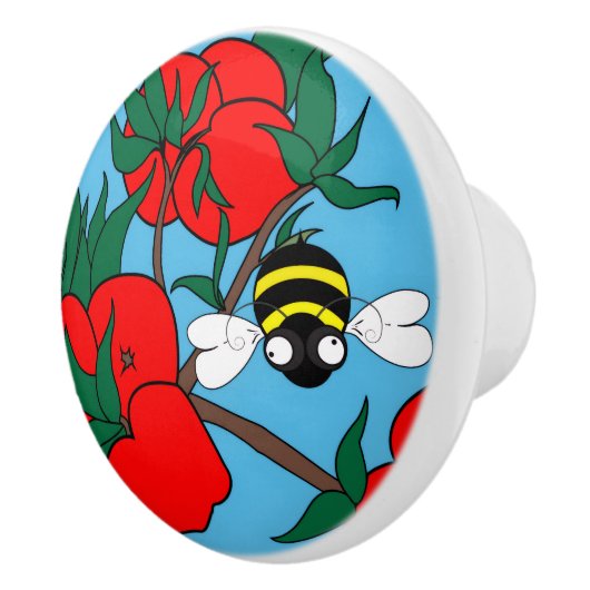 Bouton De Porte En Céramique Pomme Ceramic Knob (Droite)