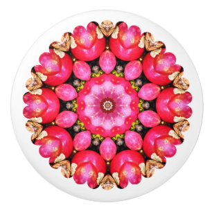 BOUTON DE PORTE EN CÉRAMIQUE POMMES