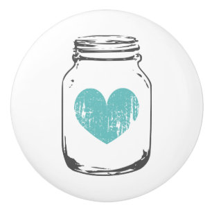 Bouton De Porte En Céramique Porte en pot en maçon vintage et tiroirs