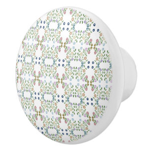 Bouton De Porte En Céramique Porte fleurie
