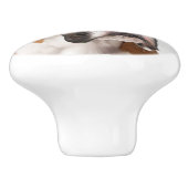 Bouton De Porte En Céramique Portrait Boxer (Côté)