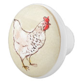 Bouton De Porte En Céramique Poulet d'élevage (Droite)
