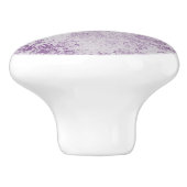 Bouton De Porte En Céramique pourpre rustique, lavande chic et pâle minable (Côté)