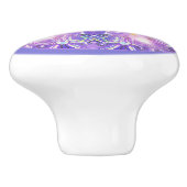 Bouton De Porte En Céramique Pourpre W1 (Côté)