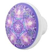 Bouton De Porte En Céramique Pourpre W1 (Droite)