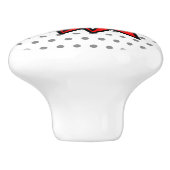 BOUTON DE PORTE EN CÉRAMIQUE POW ! (Côté)