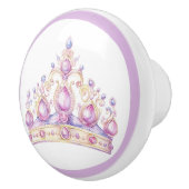 Bouton De Porte En Céramique Princesse Tiara Fille en céramique Knob (Droite)