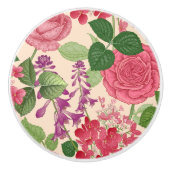 Bouton De Porte En Céramique printemps (Devant)