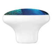 Bouton De Porte En Céramique Profil Peacock (Côté)