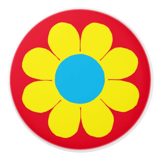 Bouton De Porte En Céramique Puissance de flux (Devant)