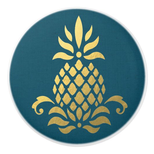 Bouton De Porte En Céramique Pulls à ananas - SRF (Devant)