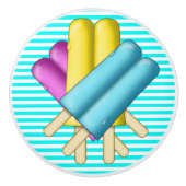 Bouton De Porte En Céramique Pulls de tiroirs Sweet Popsicle (Devant)