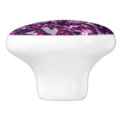 Bouton De Porte En Céramique Purple Gems Amethyst Ceramic Knob (Côté)