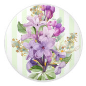 Bouton De Porte En Céramique Purple Lilac  (Devant)