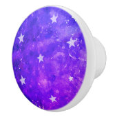 Bouton De Porte En Céramique Purple Night Ceramic Pull (Droite)