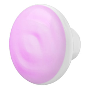 Bouton De Porte En Céramique Purple rose Abstrait