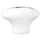 Bouton De Porte En Céramique Python albino (Côté)
