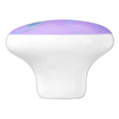 Bouton De Porte En Céramique Queue de sirène iridescente perle scintillement (Côté)