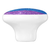 Bouton De Porte En Céramique Rainbow Faux Parties scintillant Girly Plutôt (Côté)