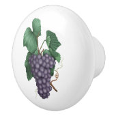 Bouton De Porte En Céramique Raisins pourpres (Droite)