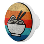 Bouton De Porte En Céramique Ramen de style rétro (Droite)