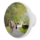 BOUTON DE PORTE EN CÉRAMIQUE RANDONNÉE (Droite)