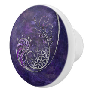 Bouton De Porte En Céramique Ratio d'or - Ornement de géométrie sacrée