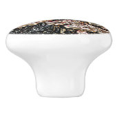 BOUTON DE PORTE EN CÉRAMIQUE RÉFLEXIONS D'EAU DE FLUX (Côté)