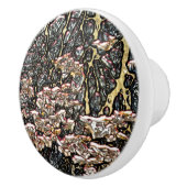 BOUTON DE PORTE EN CÉRAMIQUE RÉFLEXIONS D'EAU DE FLUX (Droite)