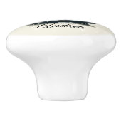 Bouton De Porte En Céramique Réflexions Stardust (Côté)