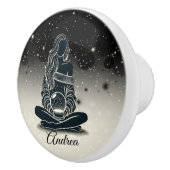 Bouton De Porte En Céramique Réflexions Stardust (Droite)