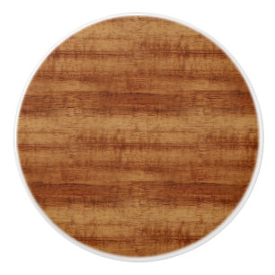 Bouton De Porte En Céramique Regard du bois de grain d'acacia bouclé de Koa