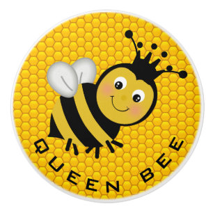 Bouton De Porte En Céramique Reine Bee