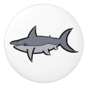Bouton De Porte En Céramique Requins (Devant)