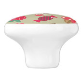 Bouton De Porte En Céramique Rétros bonbons (Côté)