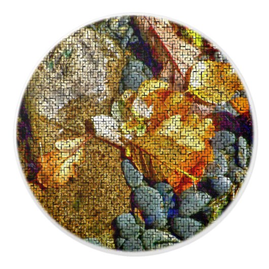 BOUTON DE PORTE EN CÉRAMIQUE RIVIÈRES (Devant)