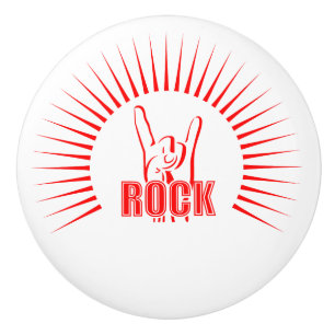 Bouton De Porte En Céramique Rock
