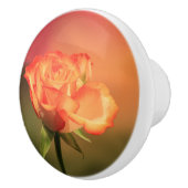 Bouton De Porte En Céramique Romantic Rose (Droite)