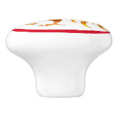 Bouton De Porte En Céramique Rooster Ceramic Cabinet Knob (Côté)
