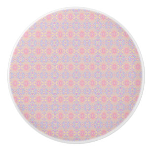 Bouton De Porte En Céramique rose