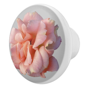 Bouton De Porte En Céramique rose