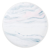 Bouton De Porte En Céramique Rose Bleu Et Blanc (Devant)