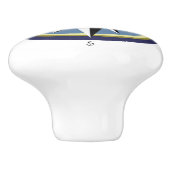 Bouton De Porte En Céramique Rose Compass (Côté)