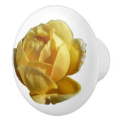 Bouton De Porte En Céramique Rose d'Angleterre (Droite)