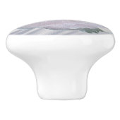 Bouton De Porte En Céramique Rose gris rose (Côté)