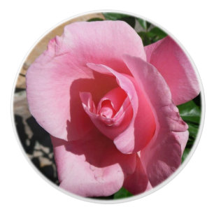 Bouton De Porte En Céramique Rose III Jardin Floral