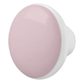 Bouton De Porte En Céramique Rose pastel solide (Droite)